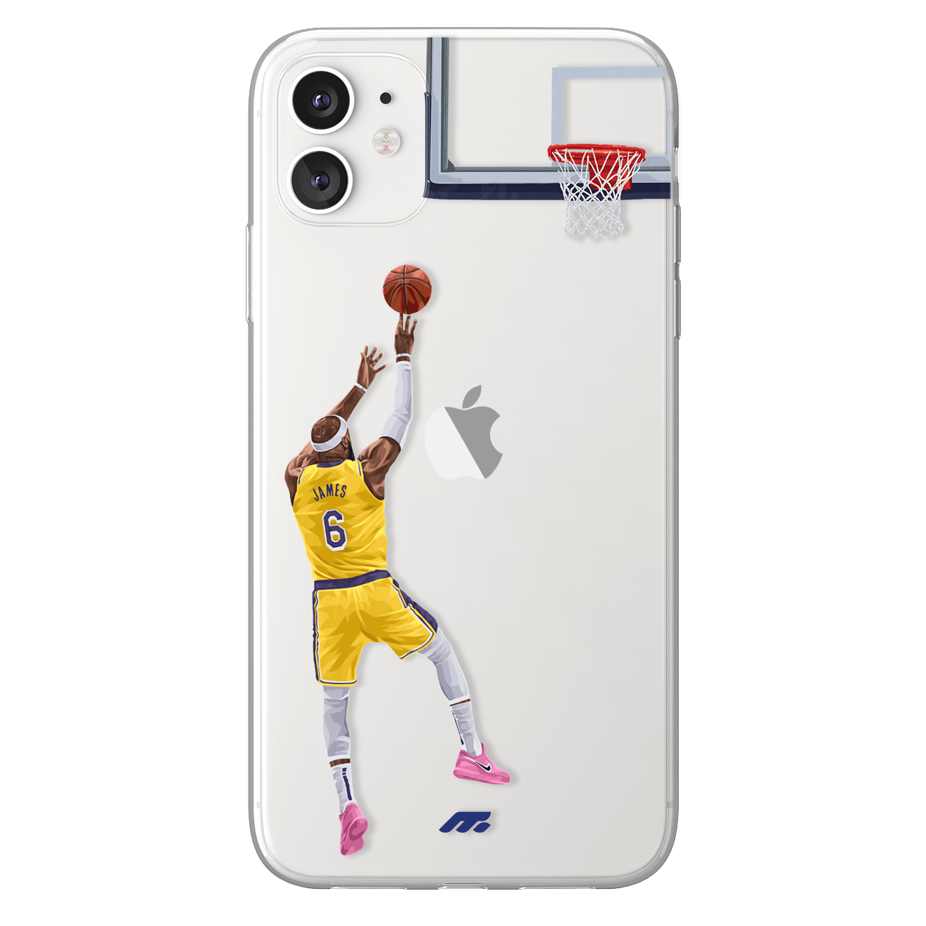 Coque de Lebron James avec Los Angeles Lakers, Etui de téléphone de Basket-ball