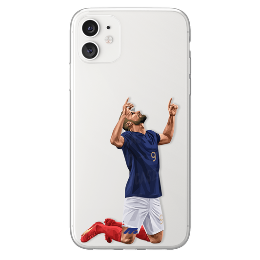 Coque Olivier Giroud de Football Equipe de France