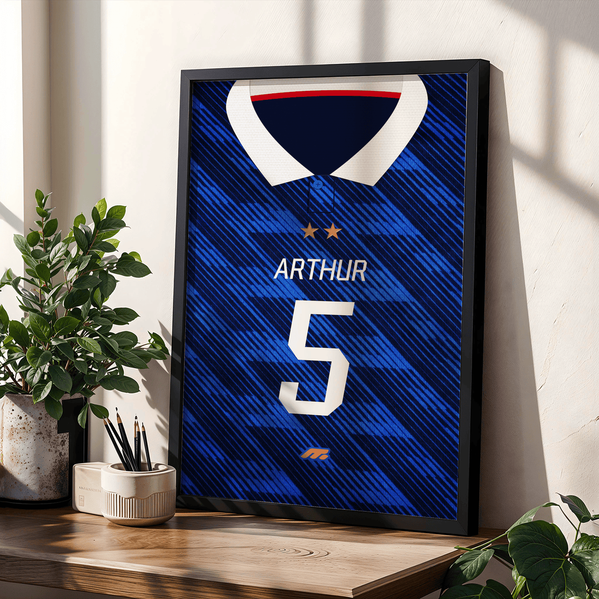 Affiche Equipe de France football personnalisable à imprimer