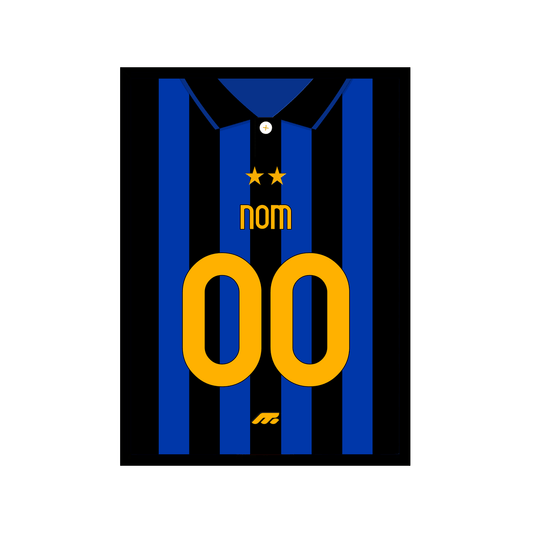 Affiche Inter Milan football personnalisable à imprimer