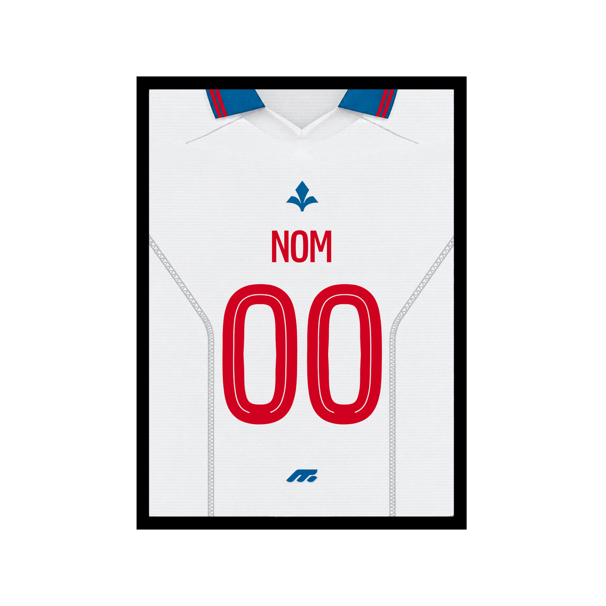 Affiche LILLE football personnalisable à imprimer