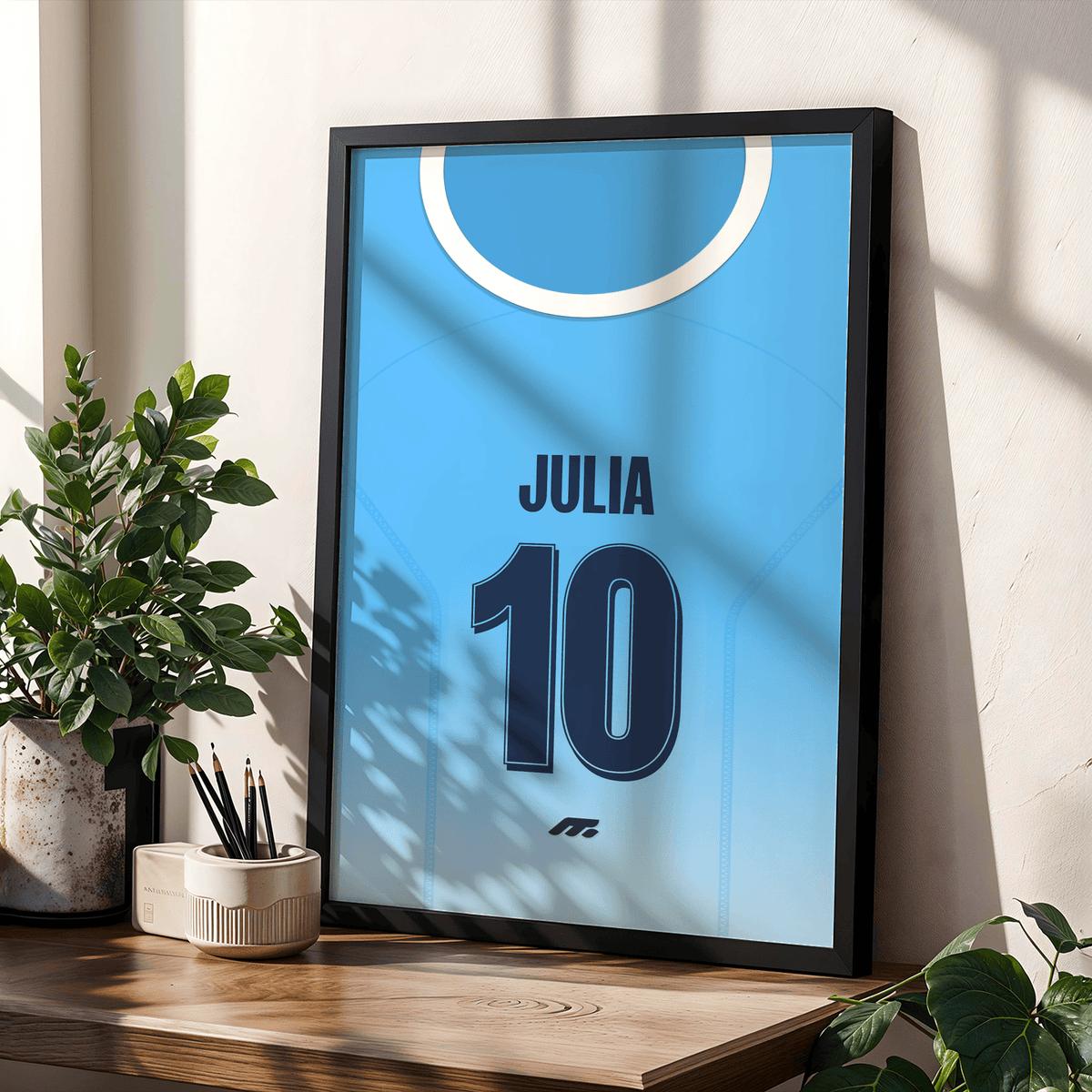 Affiche Manchester City football personnalisable à imprimer