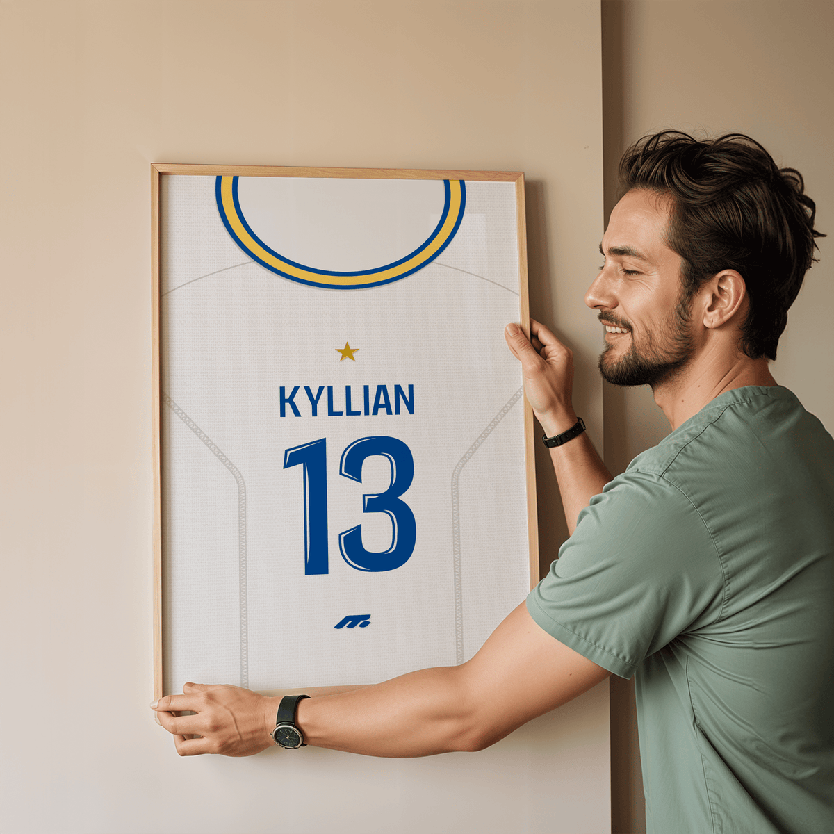 Affiche Olympique de Marseille football personnalisable à imprimer