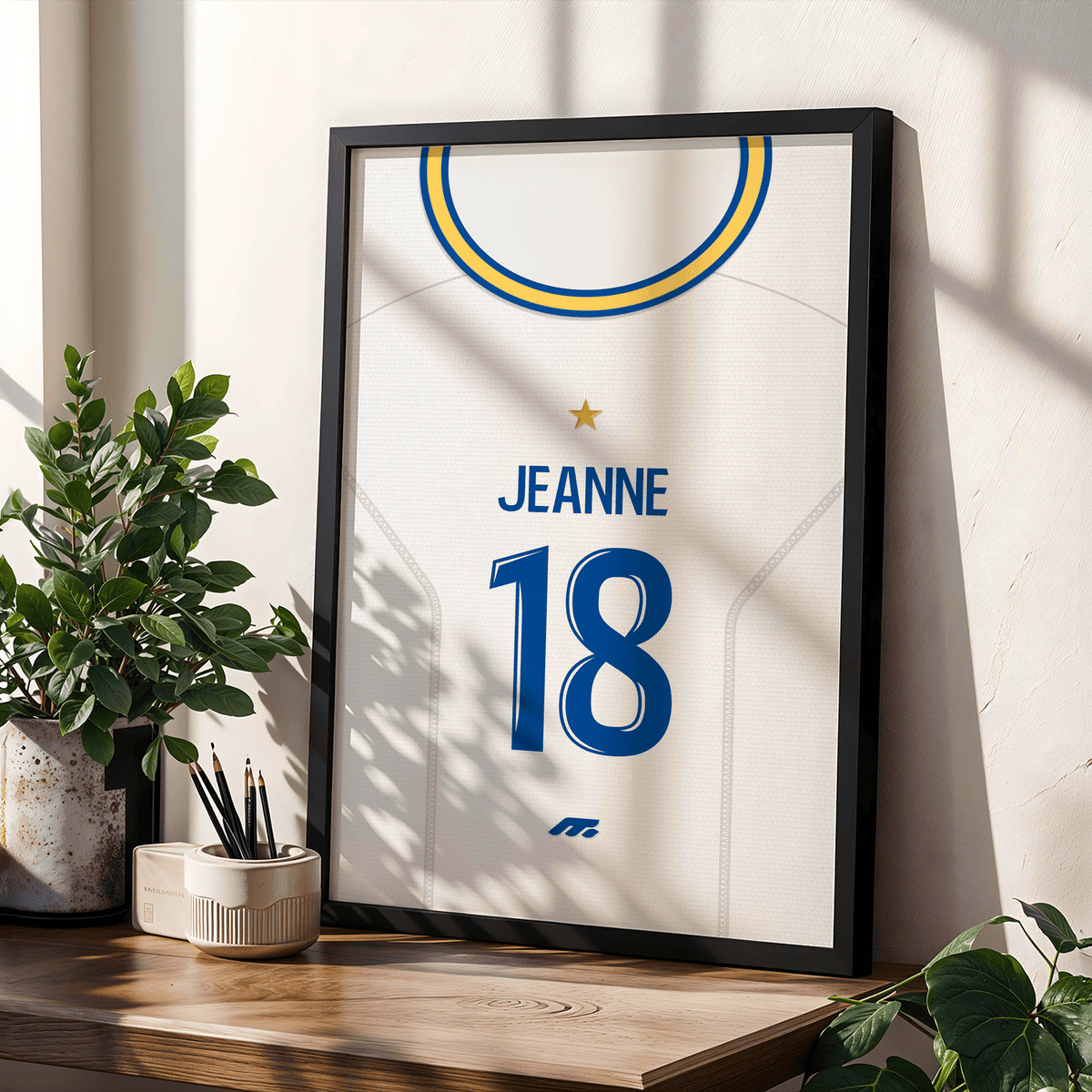 Affiche Olympique de Marseille football personnalisable à imprimer