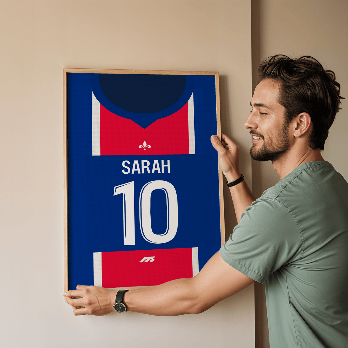 Affiche Paris Saint-Germain football personnalisable à imprimer