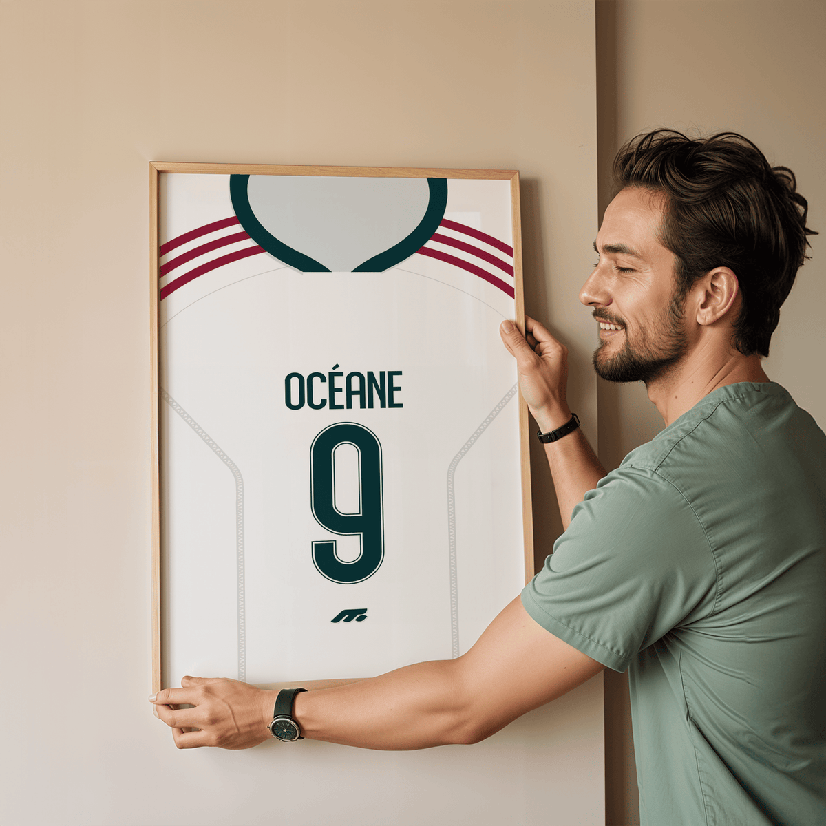 Affiche Real Madrid CF football personnalisable à imprimer