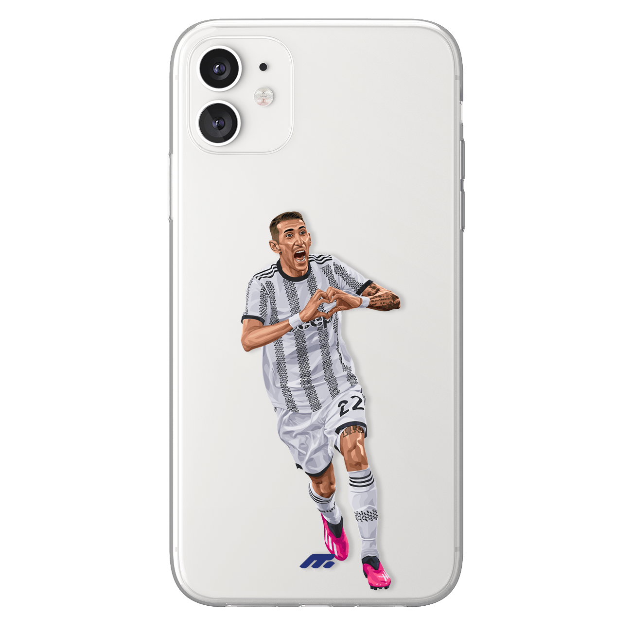 Coque de Di Maria avec Juventus Football Club, Etui de téléphone de Football