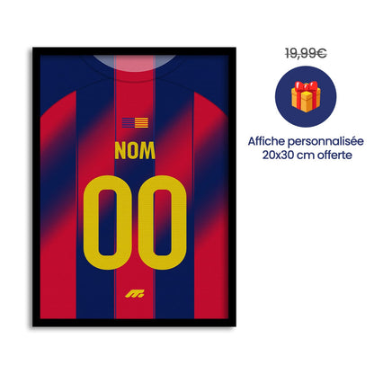 Pack Barcelone personnalisé de football