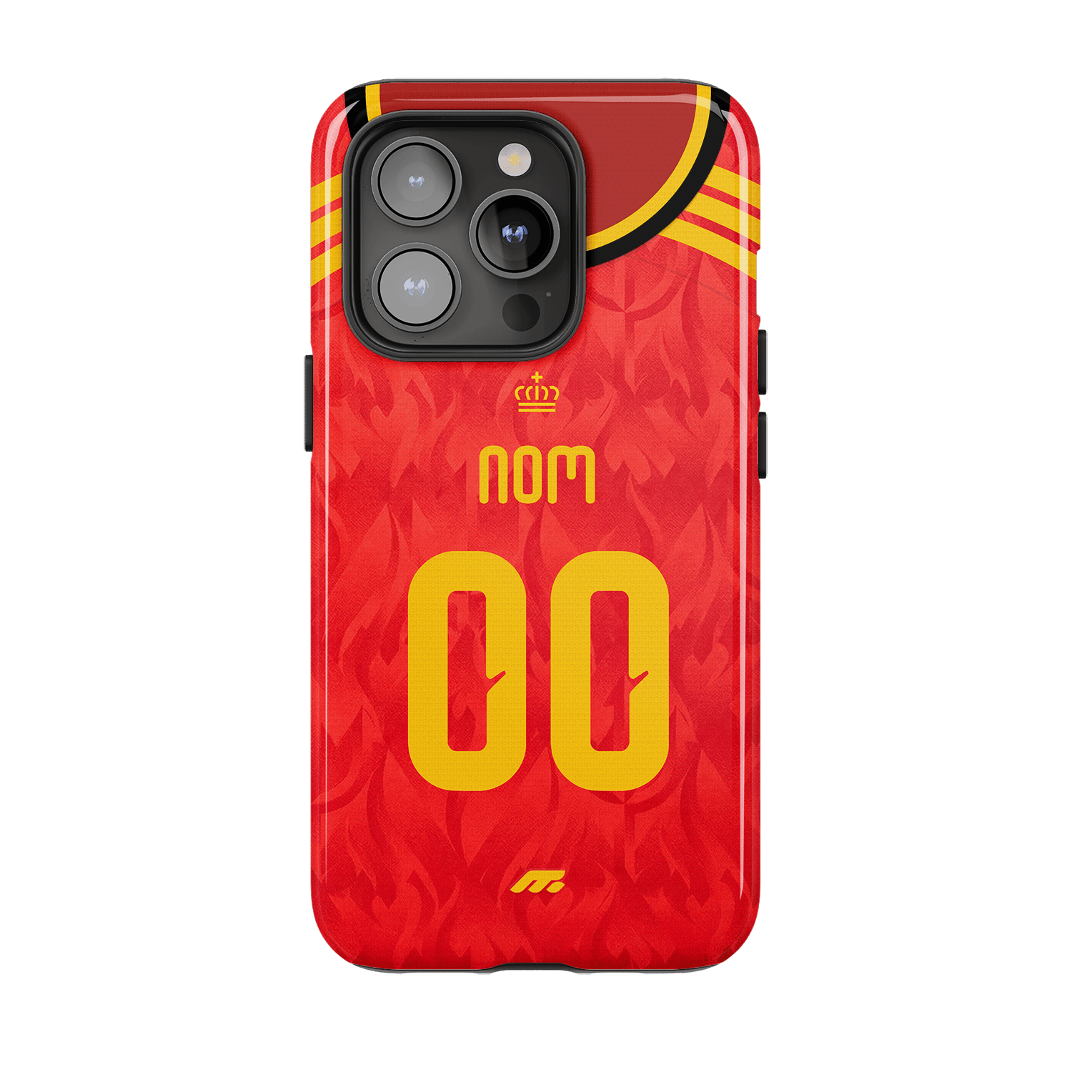 Coque de téléphone Equipe De Belgique personnalisé de football