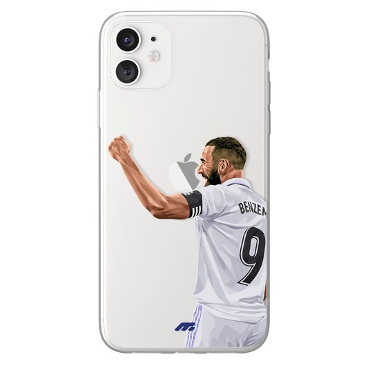 Coque Benzema de Football Real Madrid CF