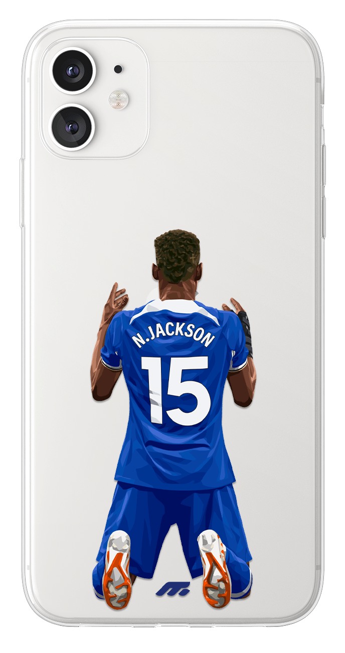 Coque de Nicolas Jackson avec Chelsea FC, Etui de téléphone de Football