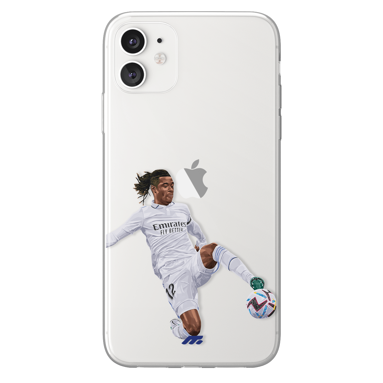 Coque de Eduardo Camavinga avec Real Madrid CF, Etui de téléphone de Football