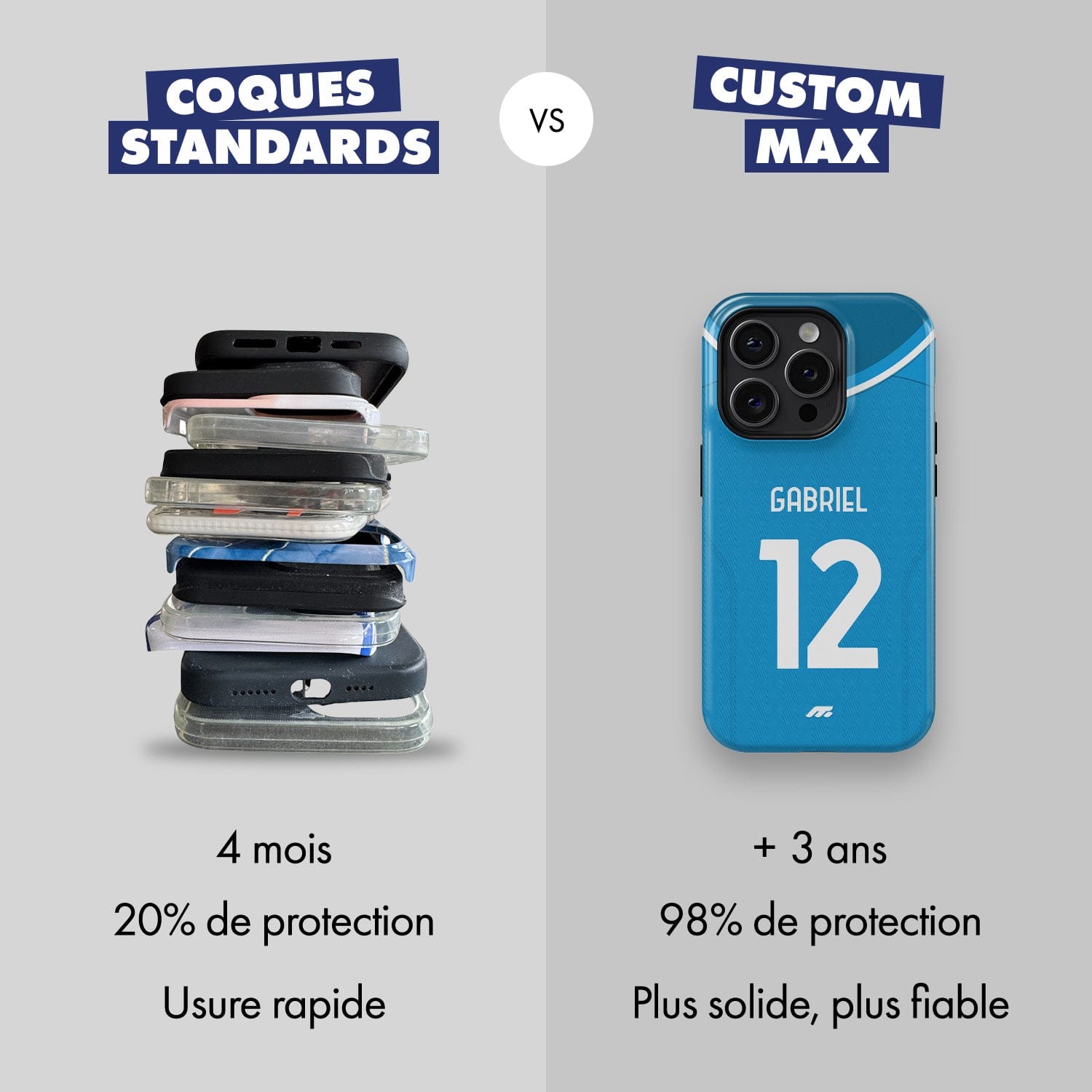 Coque de téléphone Napoli SSC personnalisable pour téléphone 