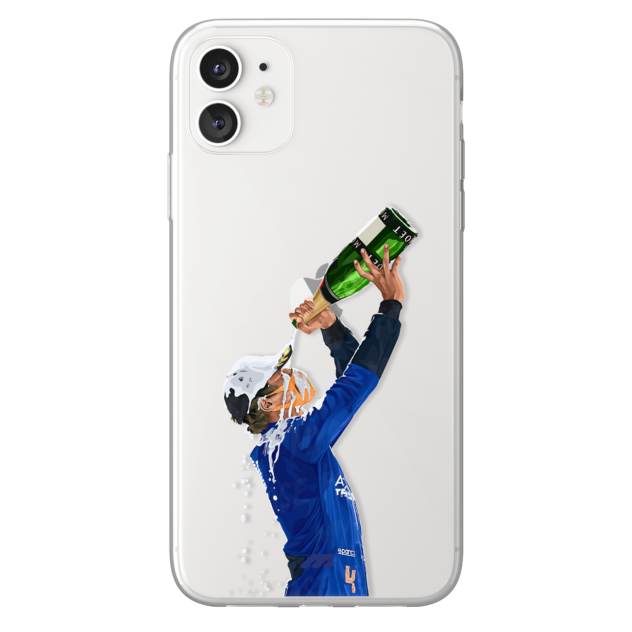 Coque de Lando Norris avec McLaren, Etui de téléphone de Formule 1