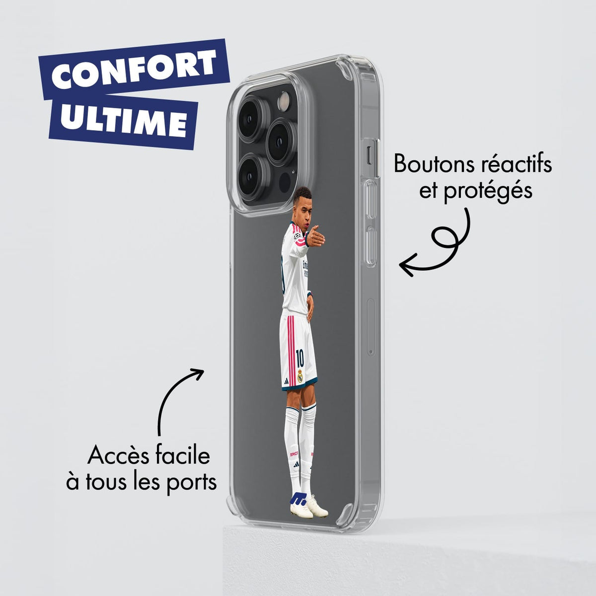 Coque de téléphone  Désiré Doué Équipe de France,