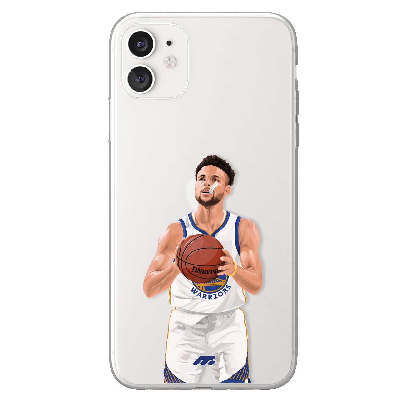 Coque de Steph Curry avec  Golden State Warriors, Etui de téléphone de Basket-ball