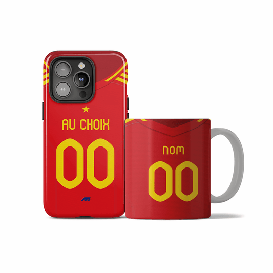 Coque  football personnalisable pour téléphone - iPhone, Samsung, Google, Xiaomi, Oppo