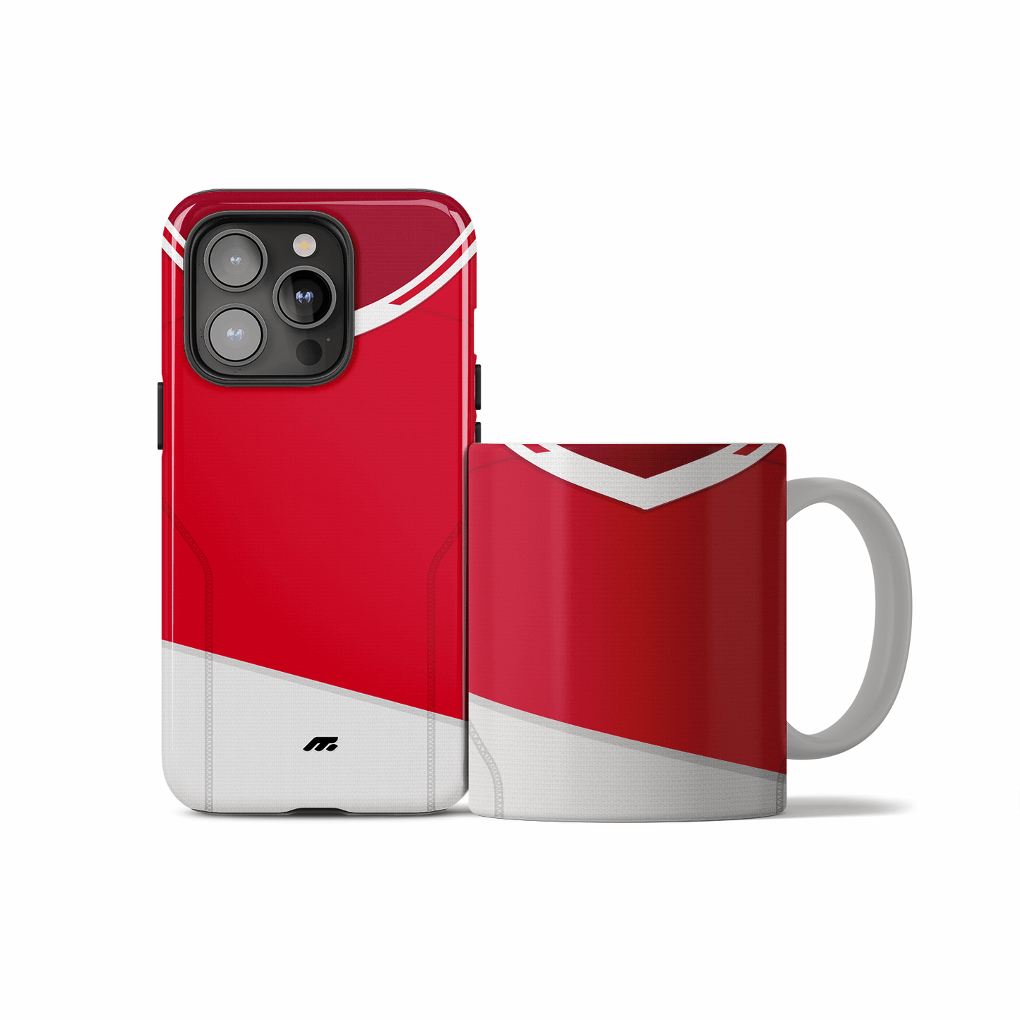 Coque AS Monaco football personnalisable pour téléphone - iPhone, Samsung, Google, Xiaomi, Oppo