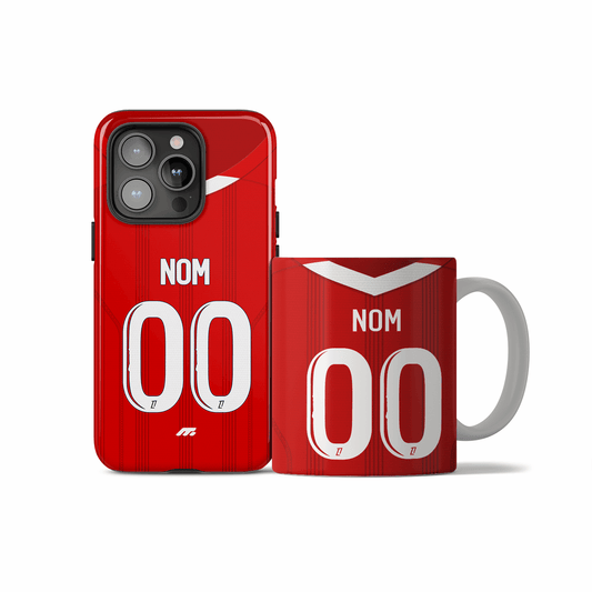 Coque Stade de Reims football personnalisable pour téléphone - iPhone, Samsung, Google, Xiaomi, Oppo