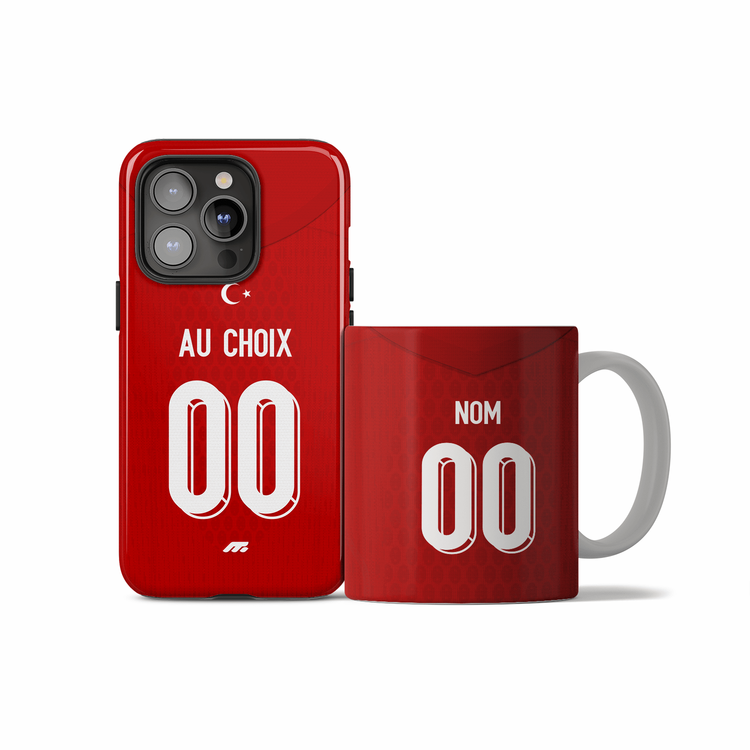 Coque  football personnalisable pour téléphone - iPhone, Samsung, Google, Xiaomi, Oppo