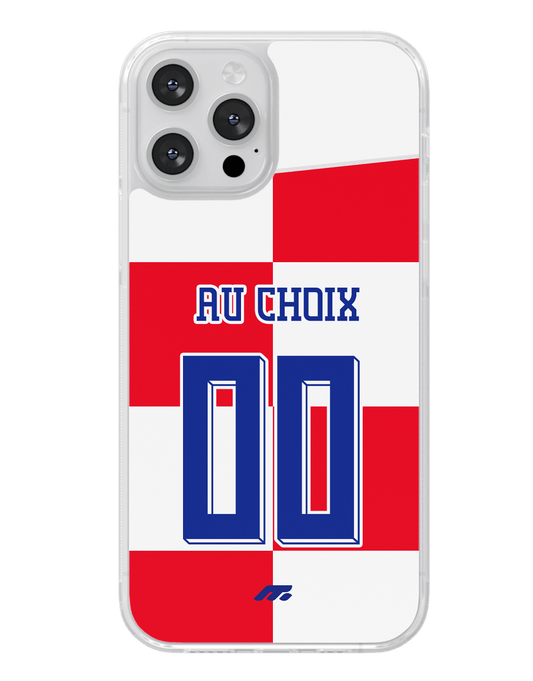 Coque Croatie football personnalisable pour téléphone - iPhone, Samsung, Google, Xiaomi, Oppo