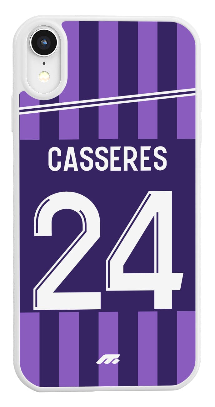 Coque de protection personnalisée de Casseres au Toulouse FC pour téléphone