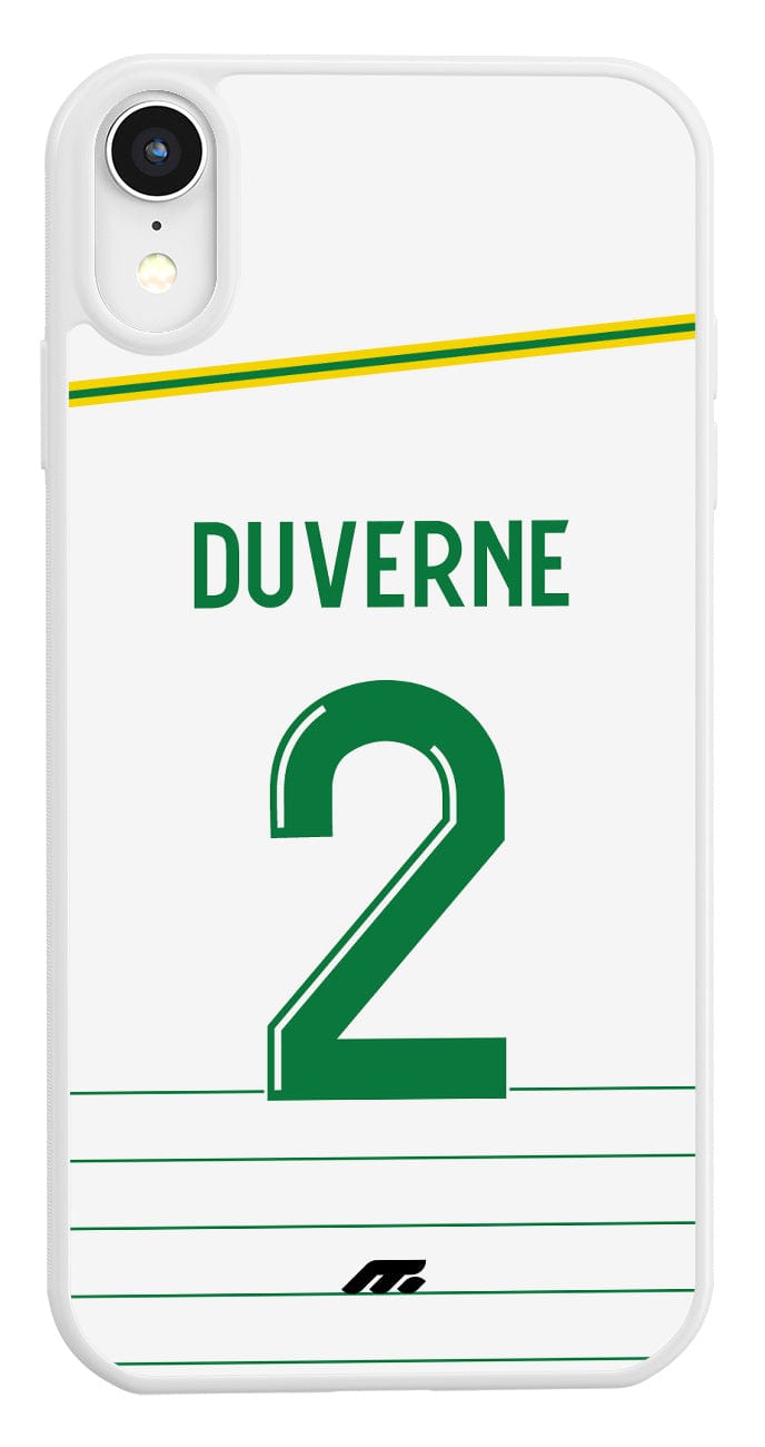 Coque de protection personnalisée de Duverne au FC Nantes pour téléphone