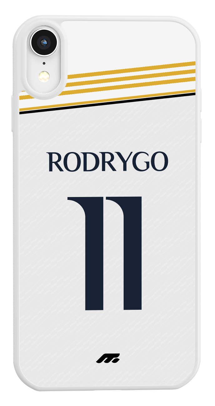 Coque de protection domicile de Rodrygo au Real Madrid pour téléphone