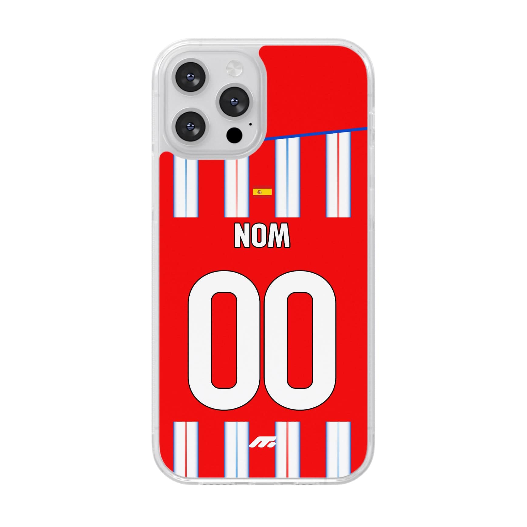 Coque Atletico Madrid football personnalisable pour téléphone - iPhone, Samsung, Google, Xiaomi, Oppo