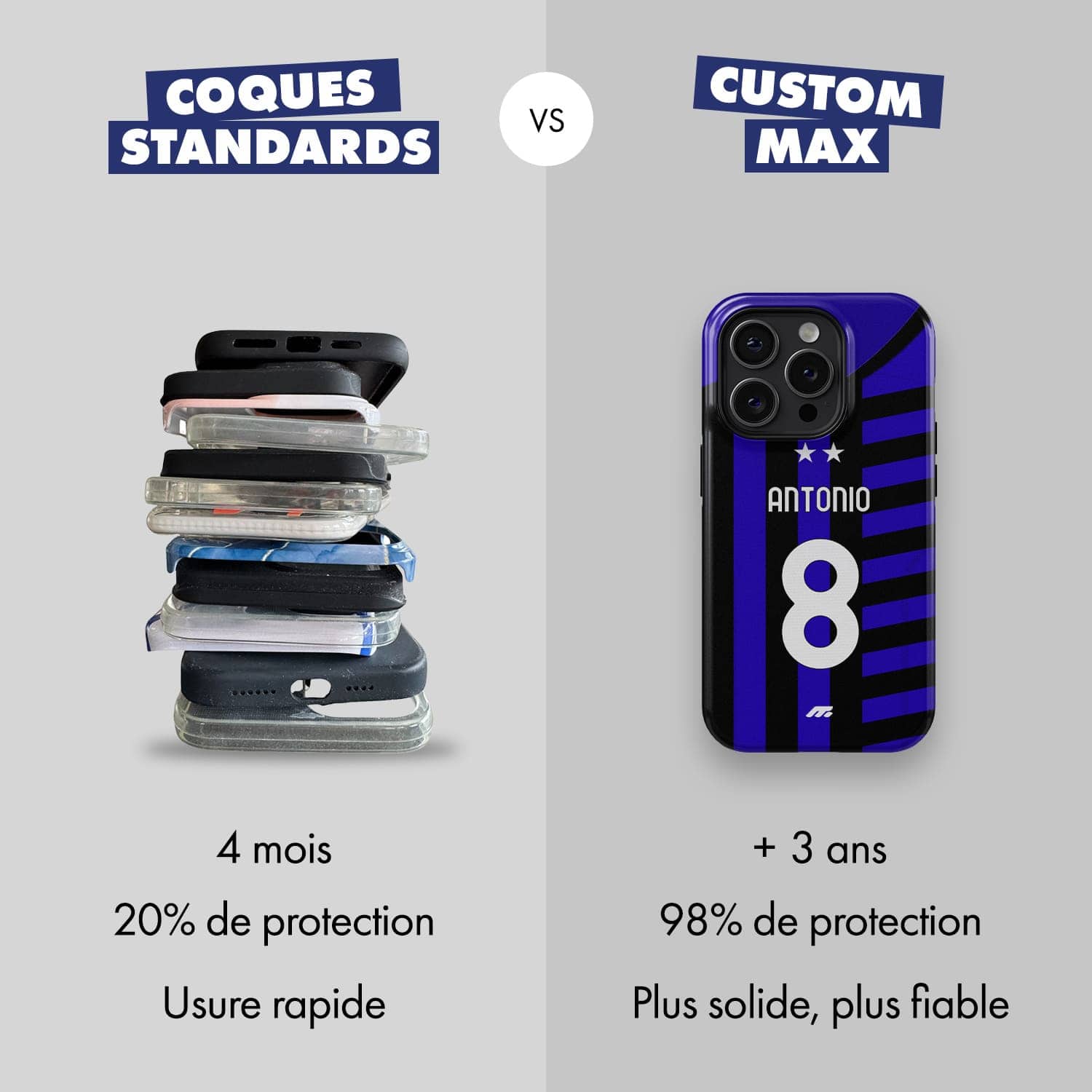 coque de téléphone INTER MILAN - CUSTOM MAX