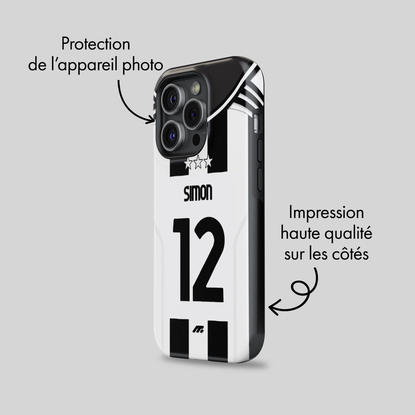 Coque Juventus Turin football personnalisable pour téléphone 