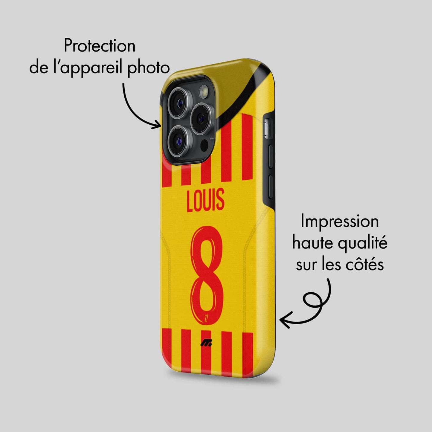 Coque RC Lens football personnalisable pour téléphone