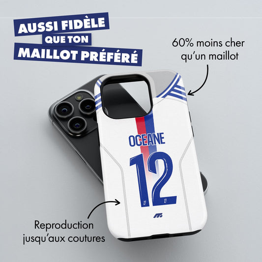 Coque Olympique Lyonnais football personnalisable pour téléphone