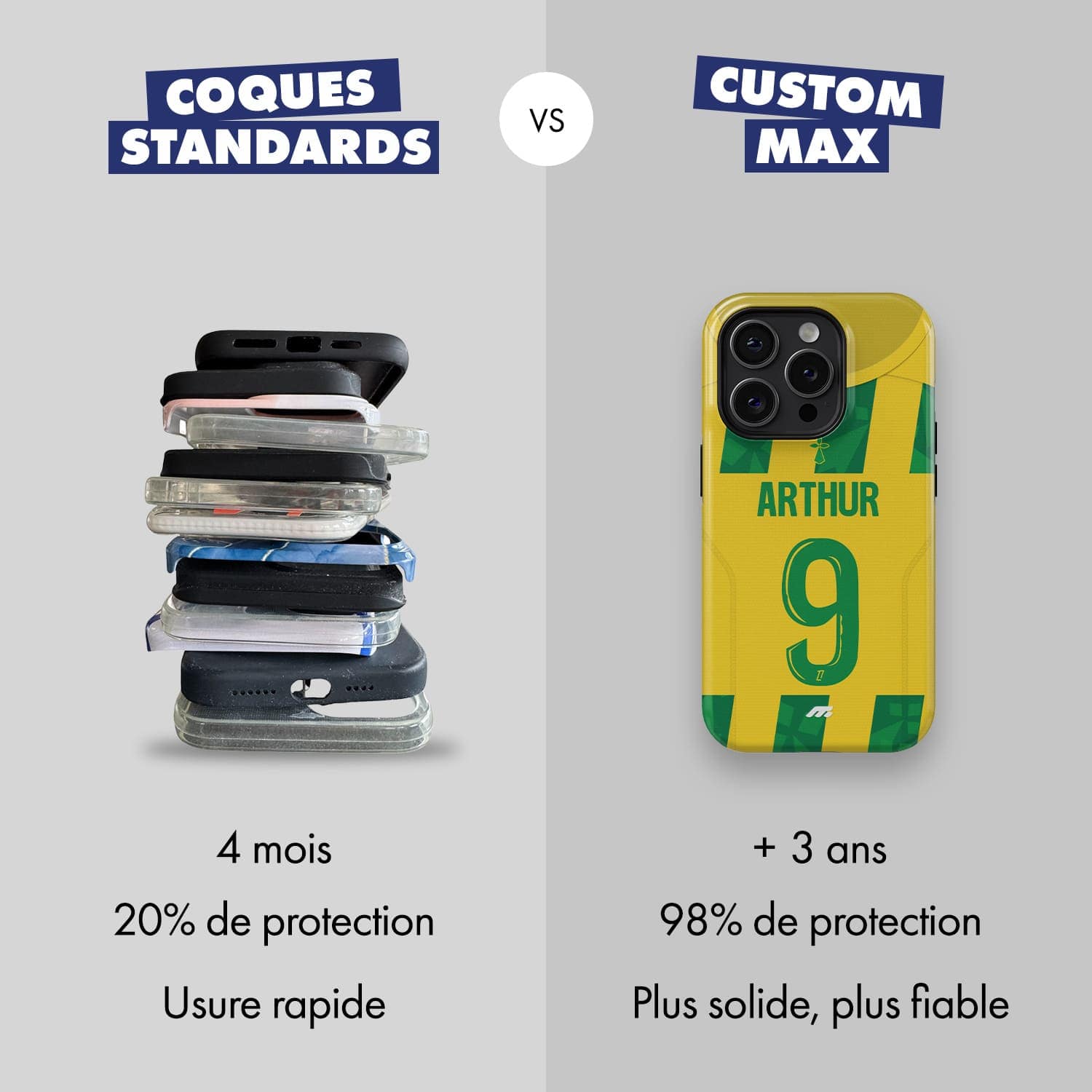 coque de téléphone NANTES - CUSTOM MAX