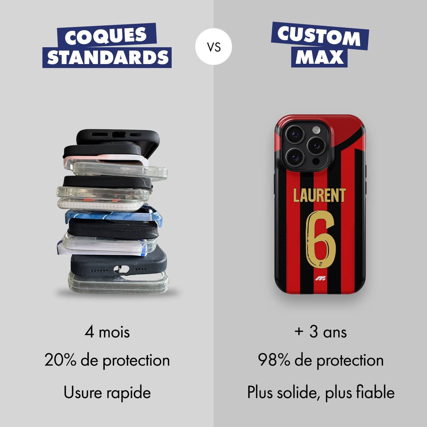 coque de téléphone NICE - CUSTOM MAX