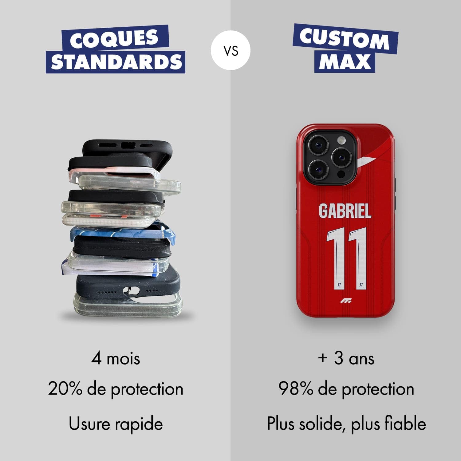 coque de téléphone REIMS - CUSTOM MAX