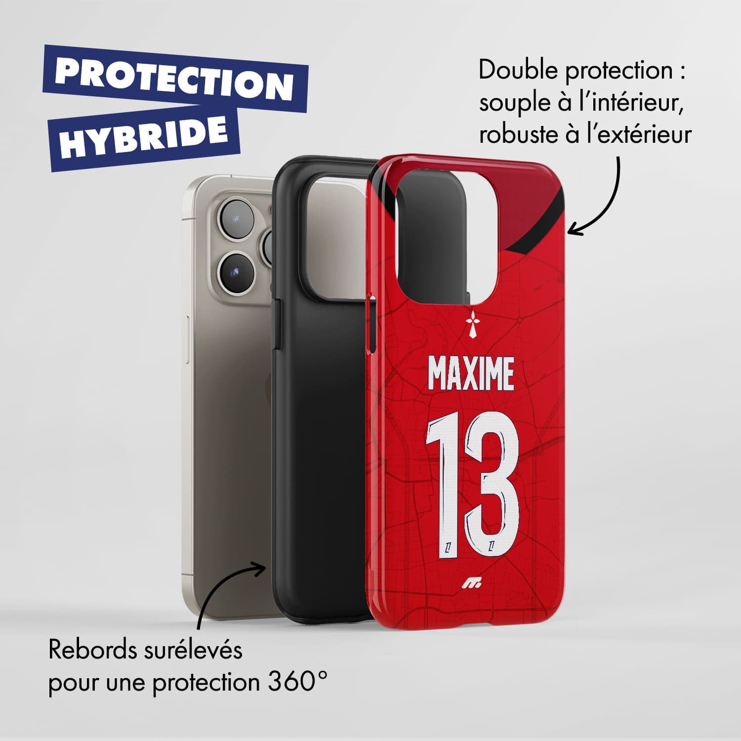 coque de téléphone RENNES - CUSTOM MAX