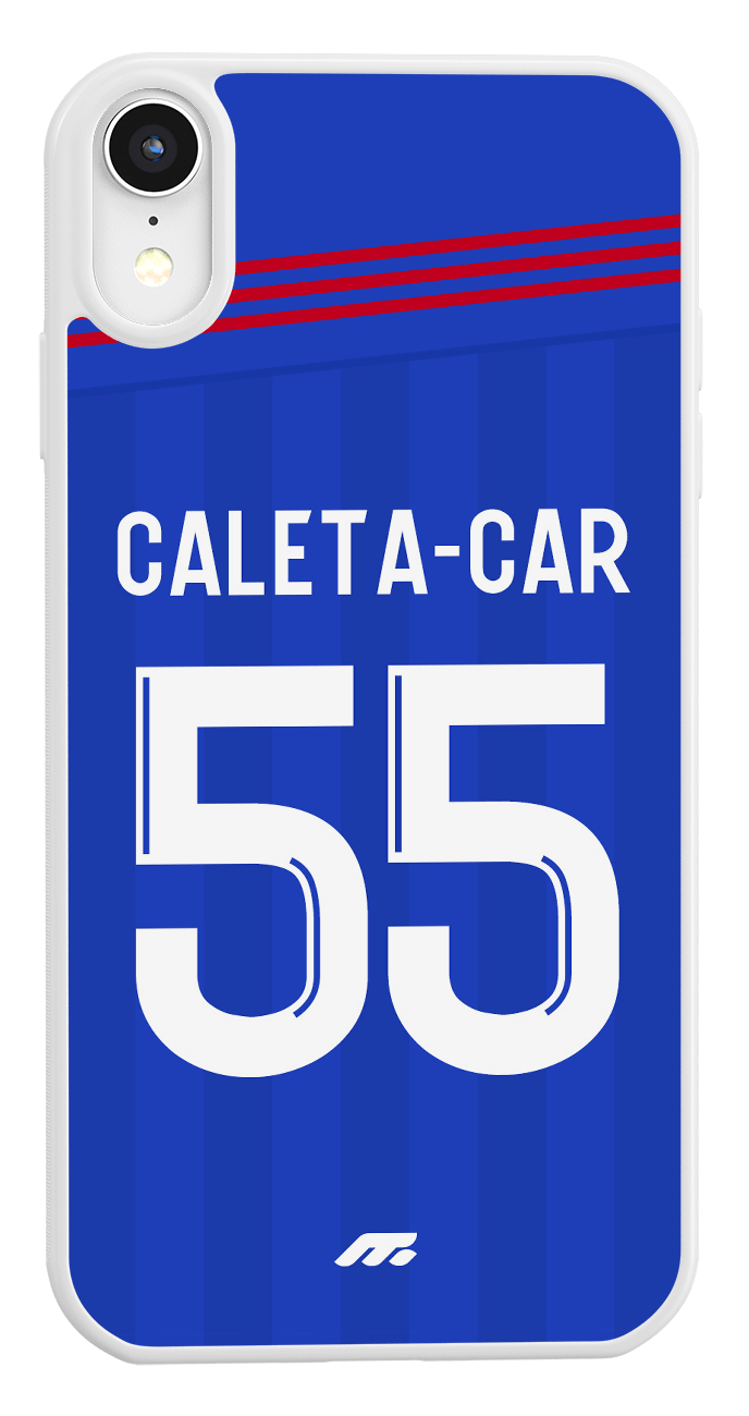 Coque de protection personnalisée de Caleta-Car à l'Olympique Lyonnais pour téléphone