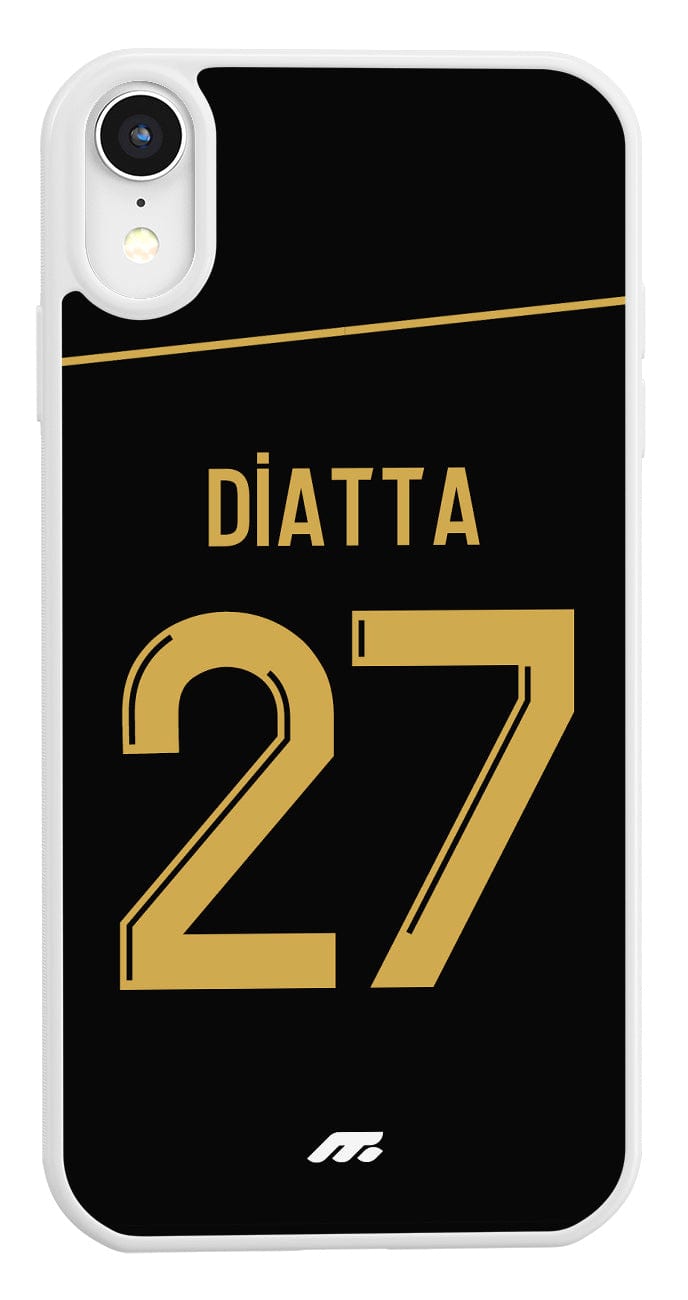 Coque de protection personnalisée de Diatta à l'AS Monaco pour téléphone