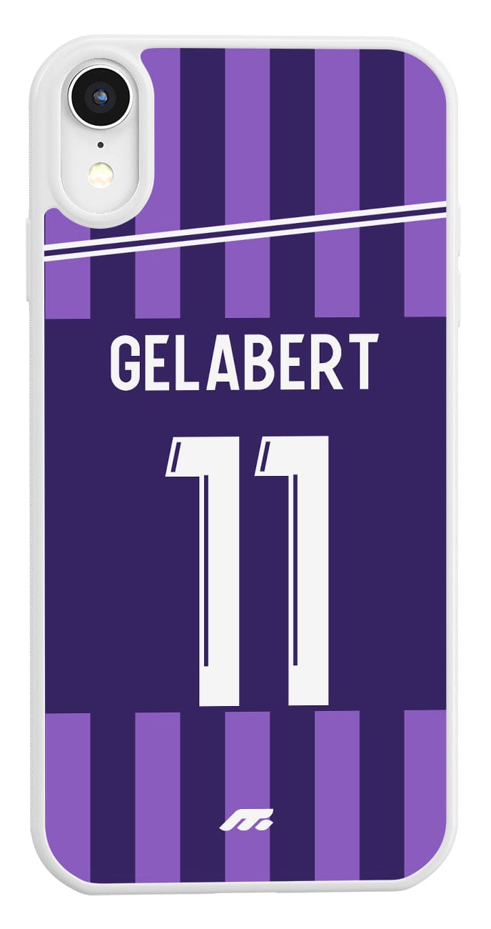 Coque de protection personnalisée de Gelabert au Toulouse FC pour téléphone