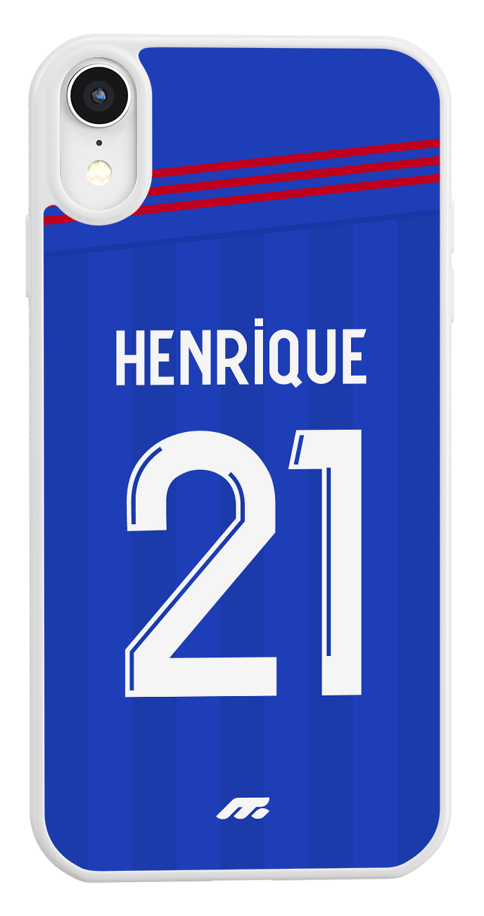 Coque de protection personnalisée de Henrique à l'Olympique Lyonnais pour téléphone