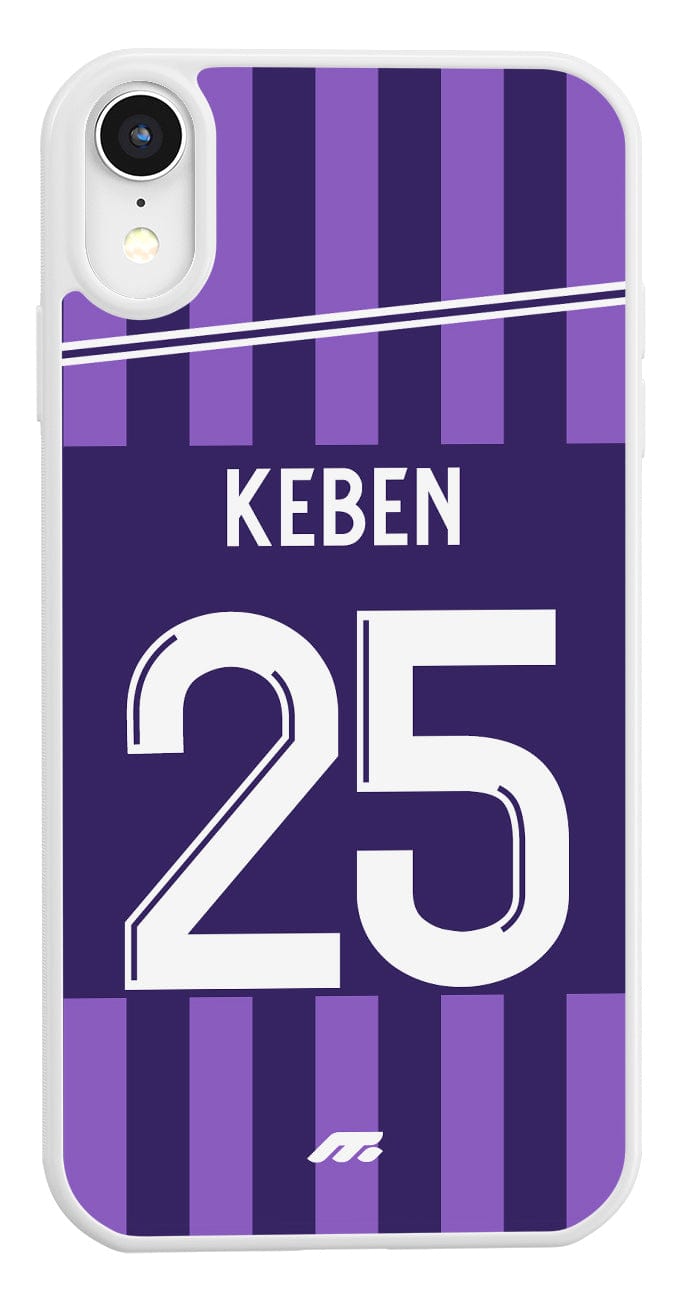 Coque de protection personnalisée de Keben au Toulouse FC pour téléphone