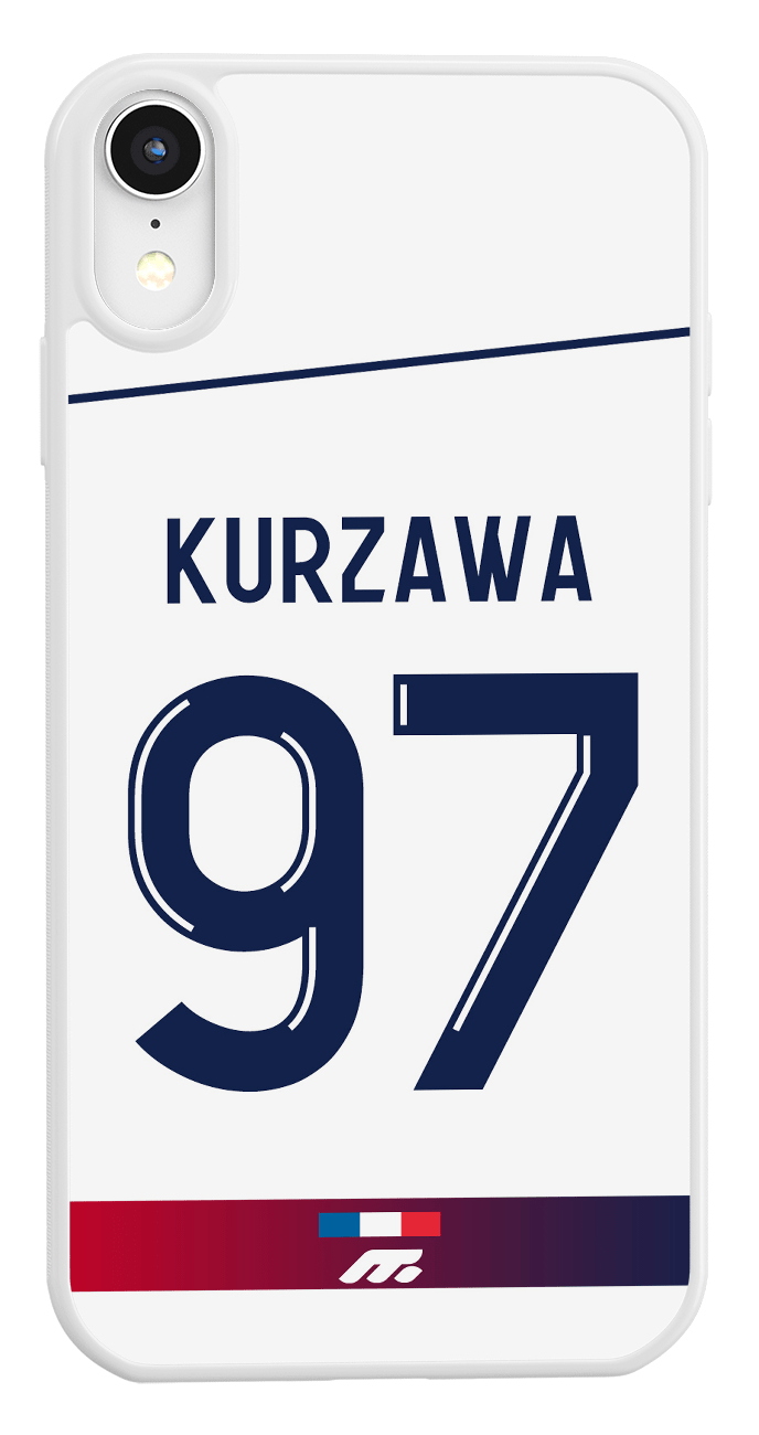 Coque de protection personnalisée de Kurzawa au Paris SG pour téléphone