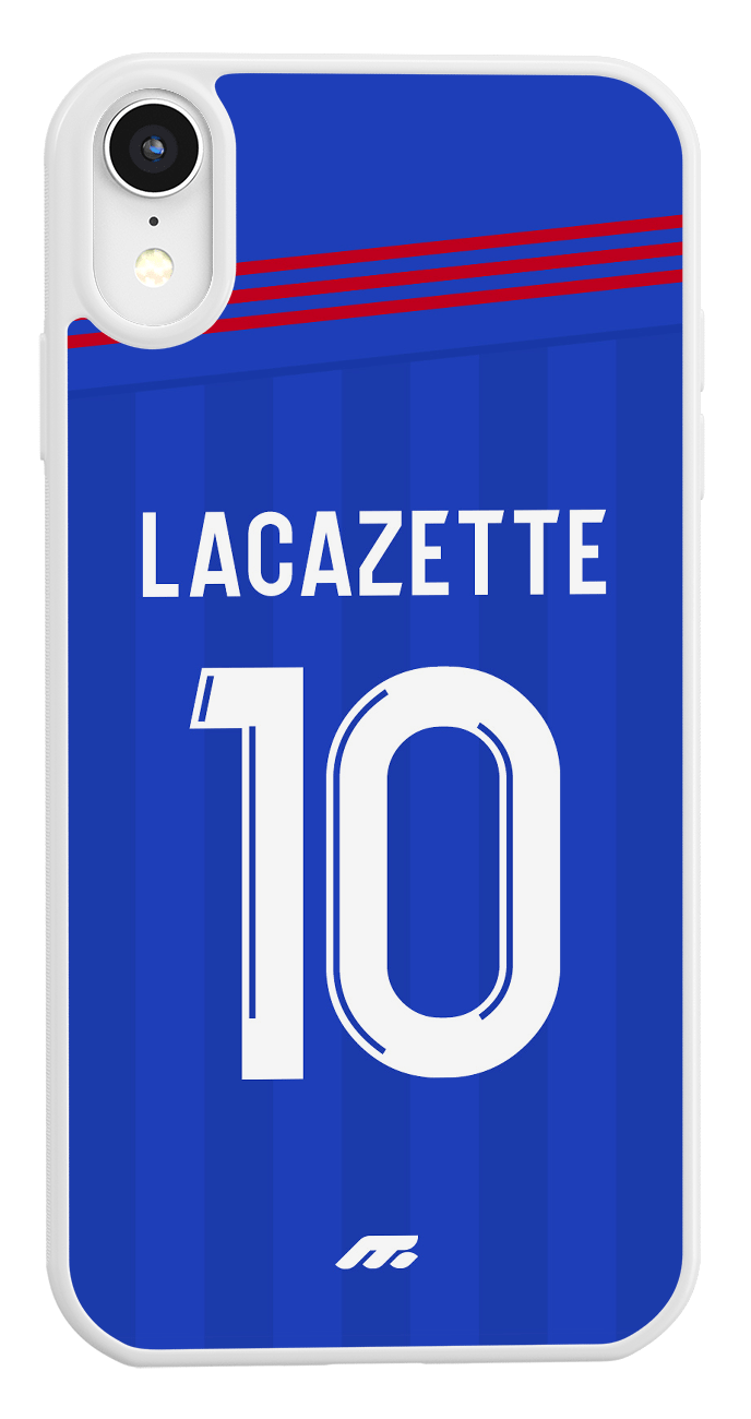 Coque de protection personnalisée de Lacazette à l'Olympique Lyonnais pour téléphone