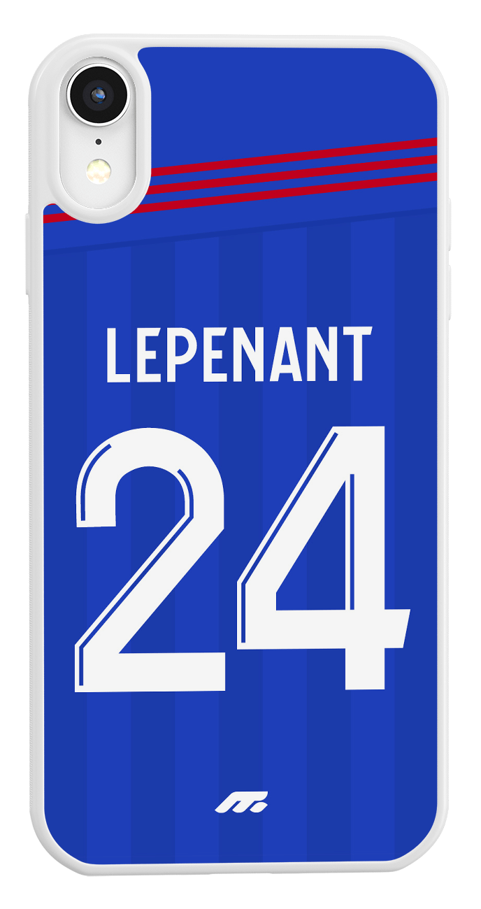 Coque de protection personnalisée de Lepenant à l'Olympique Lyonnais pour téléphone