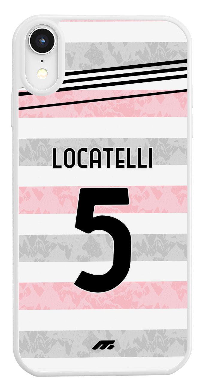 Coque de protection personnalisée de Locatelli à la Juventus de Turin pour téléphone