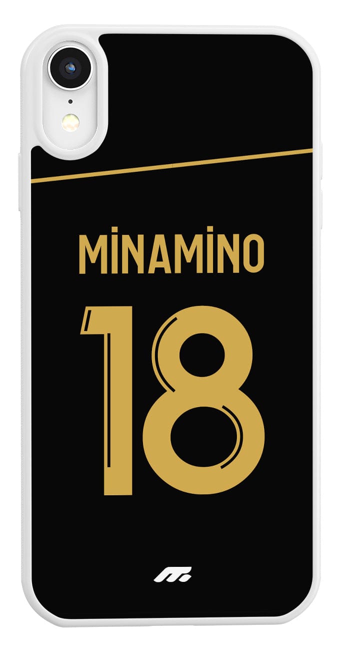 Coque de protection personnalisée de Minamino à l'AS Monaco pour téléphone