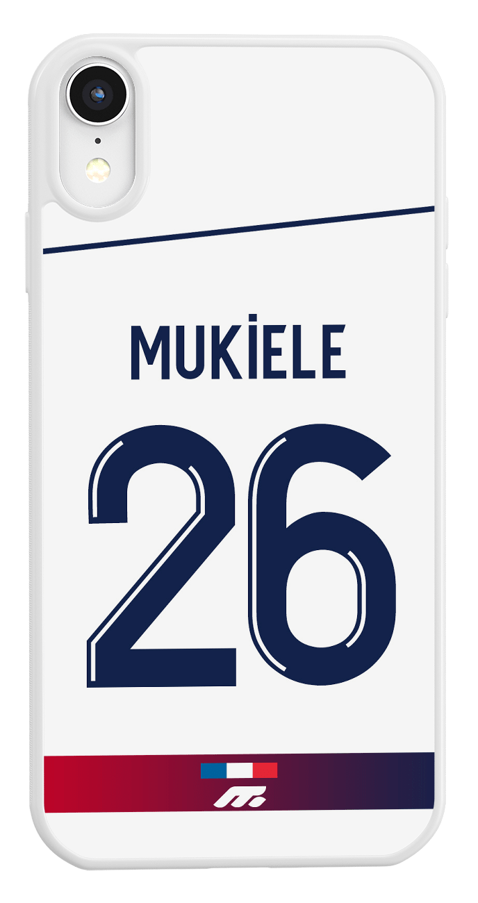 Coque de protection personnalisée de Mukiele au Paris SG pour téléphone