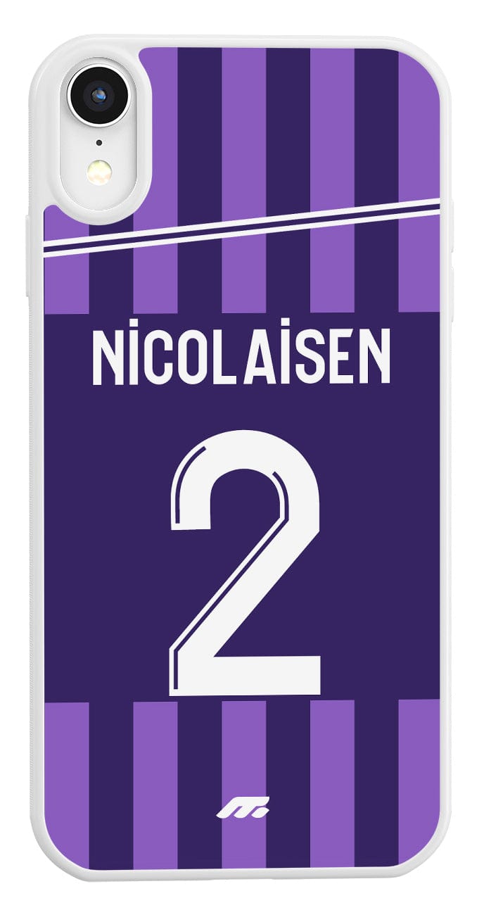 Coque de protection personnalisée de Nicolaisen au Toulouse FC pour téléphone