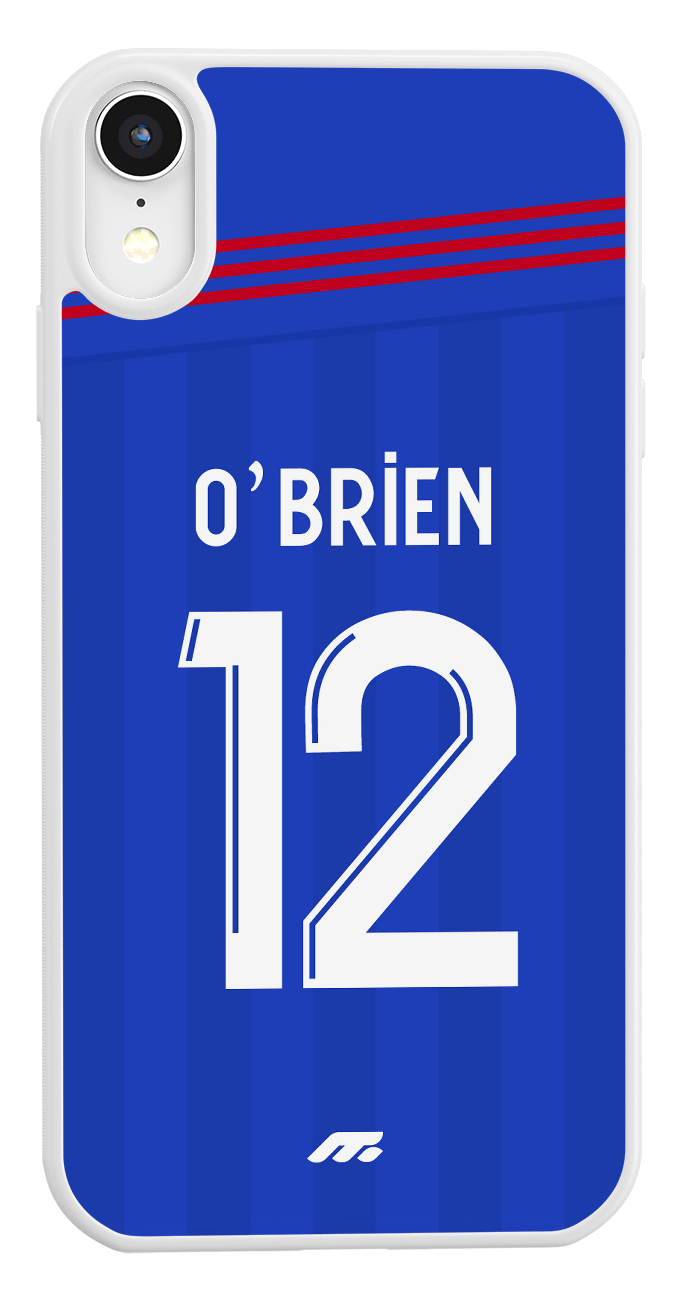 Coque de protection personnalisée de O'Brien à l'Olympique Lyonnais pour téléphone